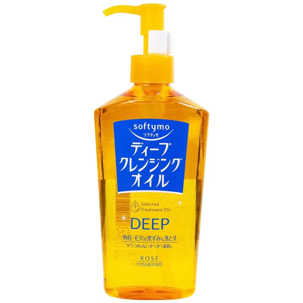 Hình ảnh Dầu tẩy trang làm sạch sâu Softymo Deep Cleansing Oil lớp trang điểm trên bề mặt da (230ml)