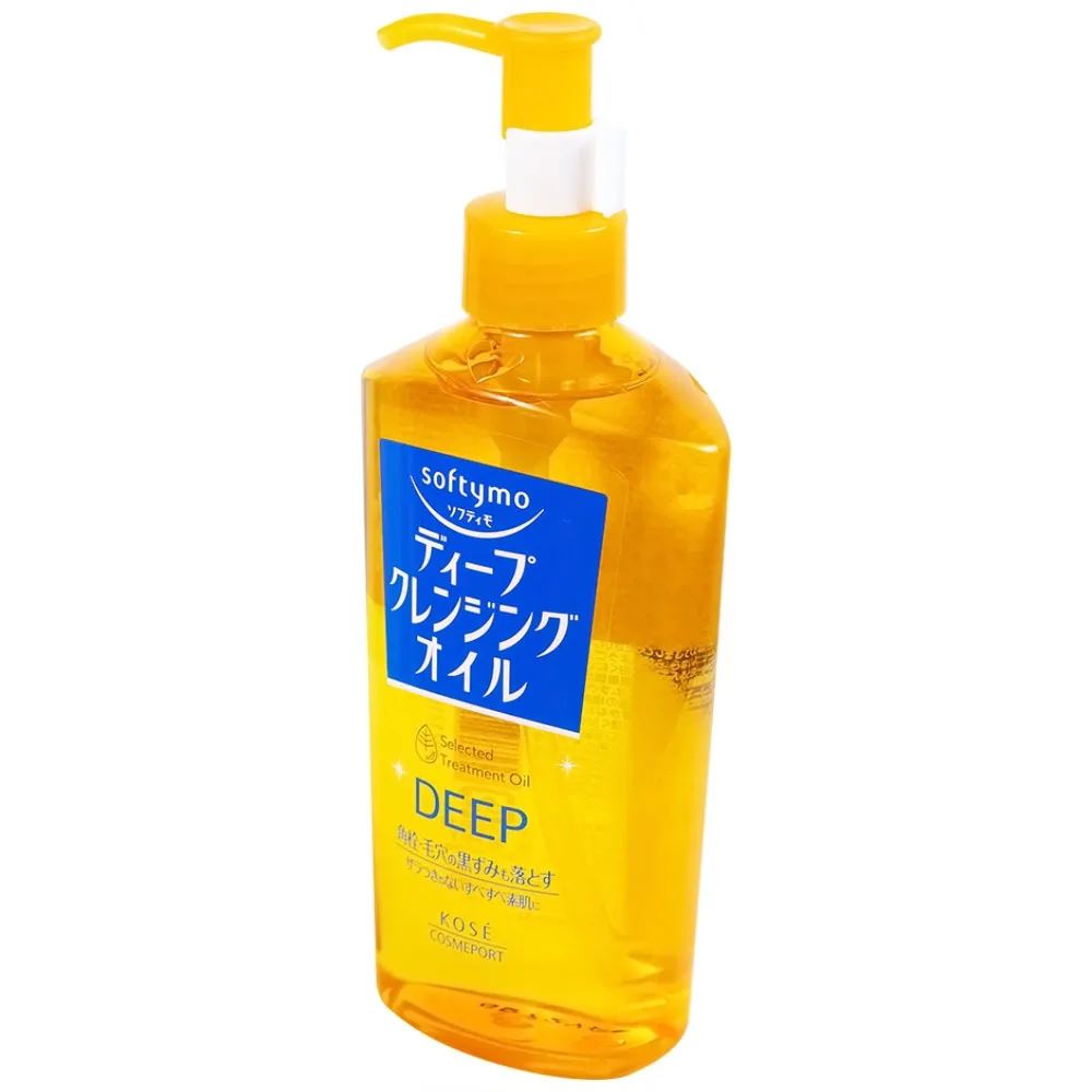 Hình ảnh Dầu tẩy trang làm sạch sâu Softymo Deep Cleansing Oil lớp trang điểm trên bề mặt da (230ml)