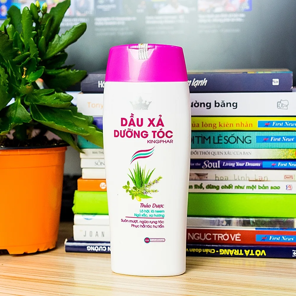 Hình ảnh Dầu xả dưỡng tóc Kingphar giúp tóc suôn mượt, ngừa rụng tóc, phục hồi tóc hư tổn (200g)