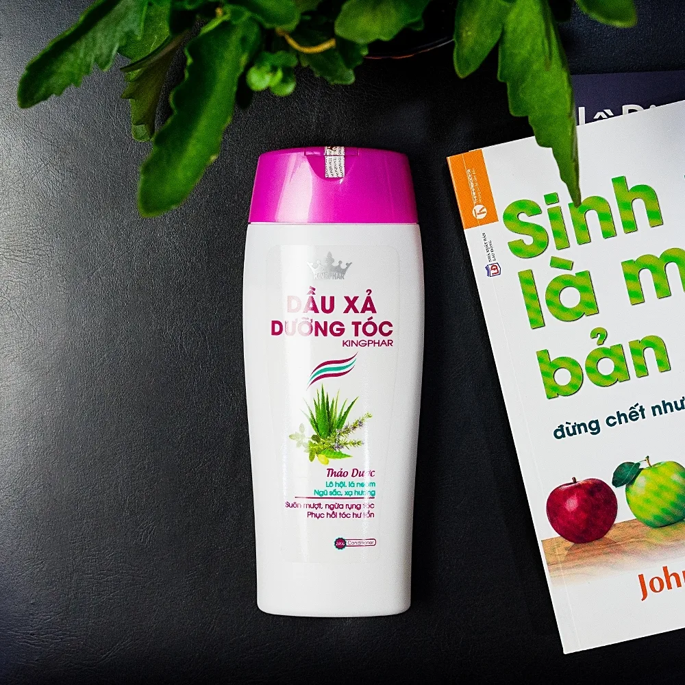 Hình ảnh Dầu xả dưỡng tóc Kingphar giúp tóc suôn mượt, ngừa rụng tóc, phục hồi tóc hư tổn (200g)