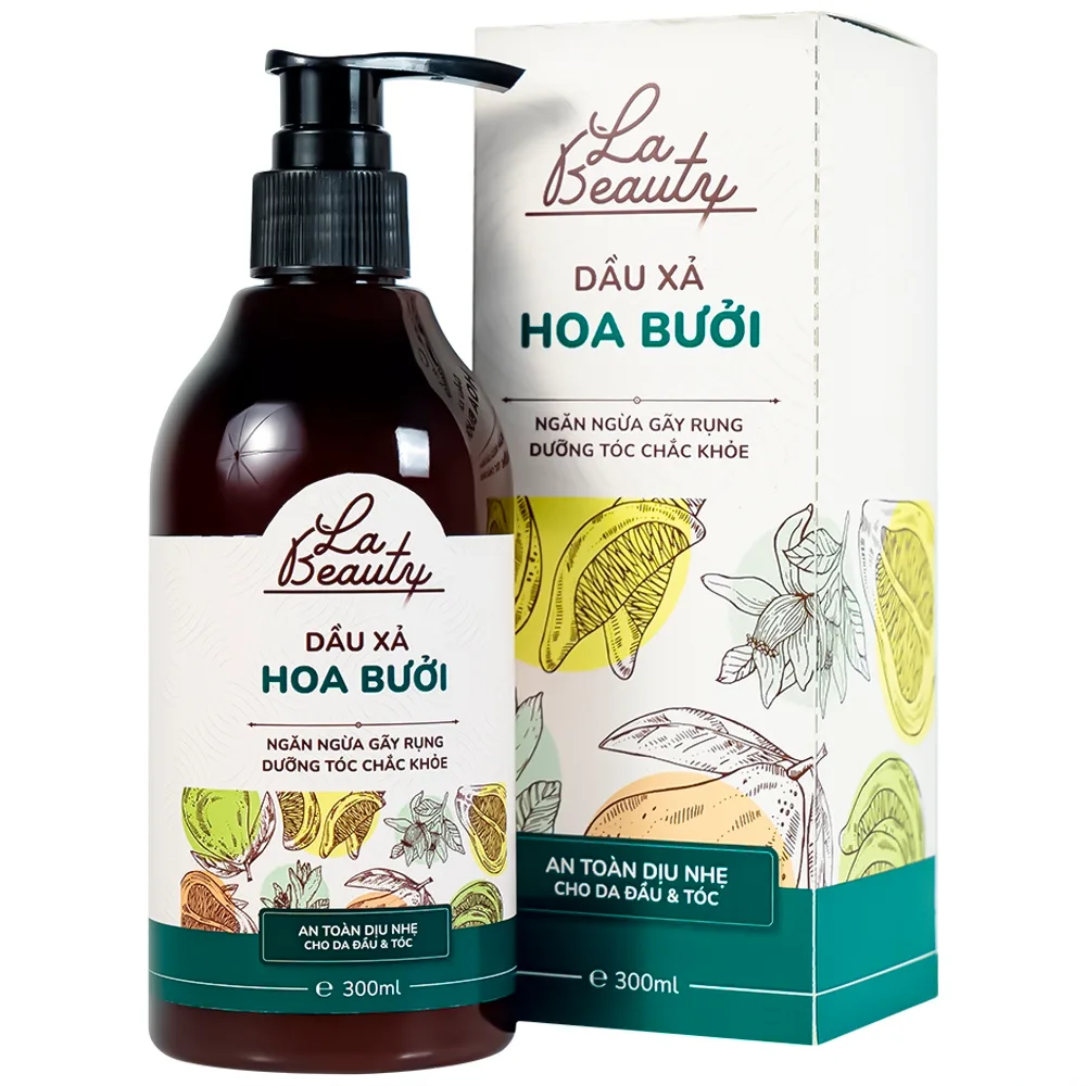 Hình ảnh Dầu xả hoa bưởi La Beauty ngăn ngừa gãy rụng, dưỡng tóc chắc khỏe (300ml)