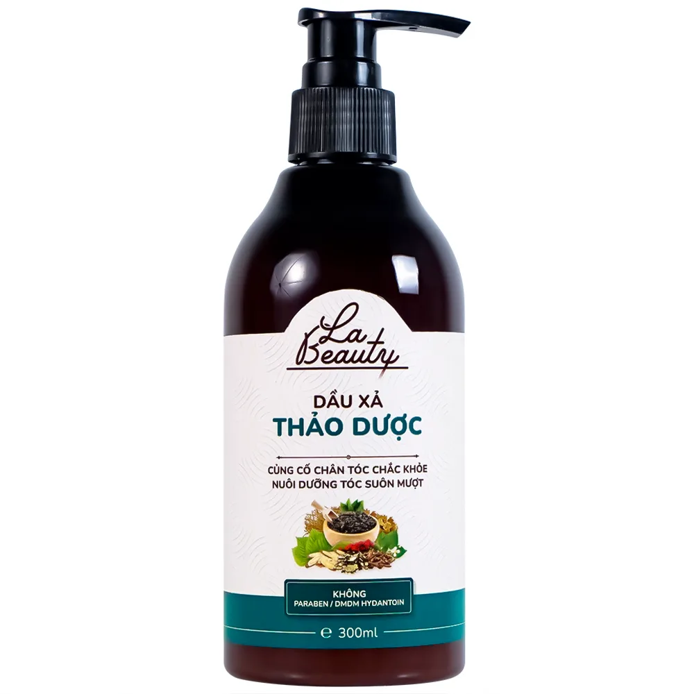 Hình ảnh Dầu xả thảo dược La Beauty củng cố chân tóc chắc khỏe, suôn mượt và ngăn ngừa gãy rụng (300ml)