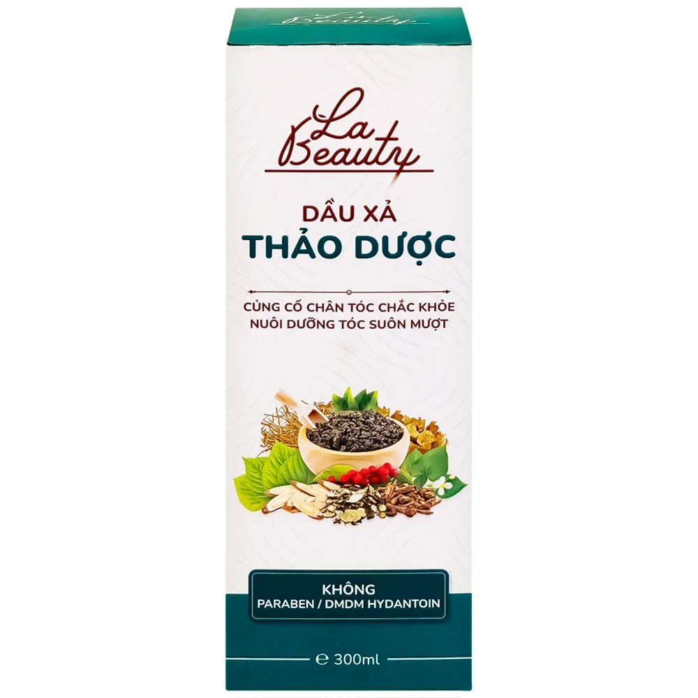 Hình ảnh Dầu xả thảo dược La Beauty củng cố chân tóc chắc khỏe, suôn mượt và ngăn ngừa gãy rụng (300ml)