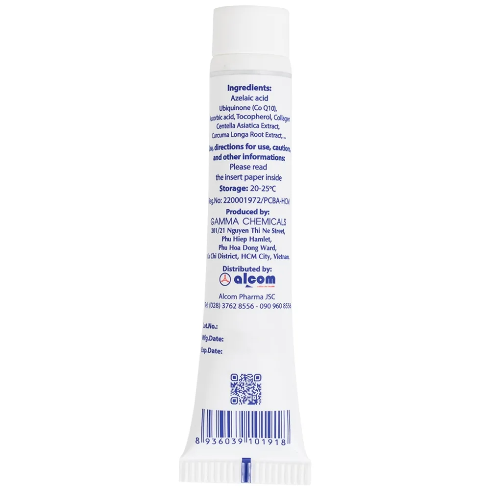 Hình ảnh Gel Derma Forte Gamma hỗ trợ làm mờ sẹo, ngừa vết thâm, ngừa tái phát mụn, sạch bã nhờn trên da (15g)