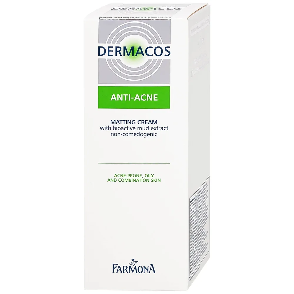 Hình ảnh Kem Dermacos Anti-Acne Matting Cream giảm nhờn, ngăn ngừa mụn (50ml)