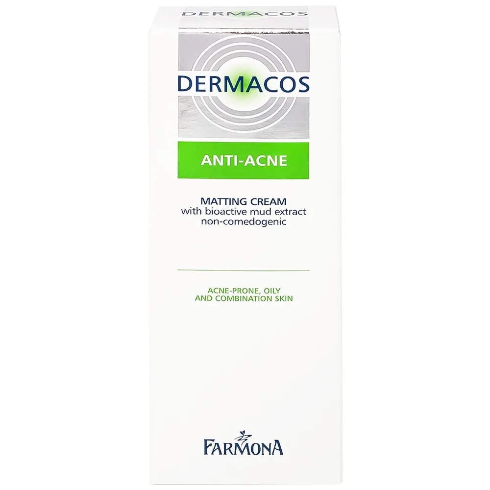 Hình ảnh Kem Dermacos Anti-Acne Matting Cream giảm nhờn, ngăn ngừa mụn (50ml)