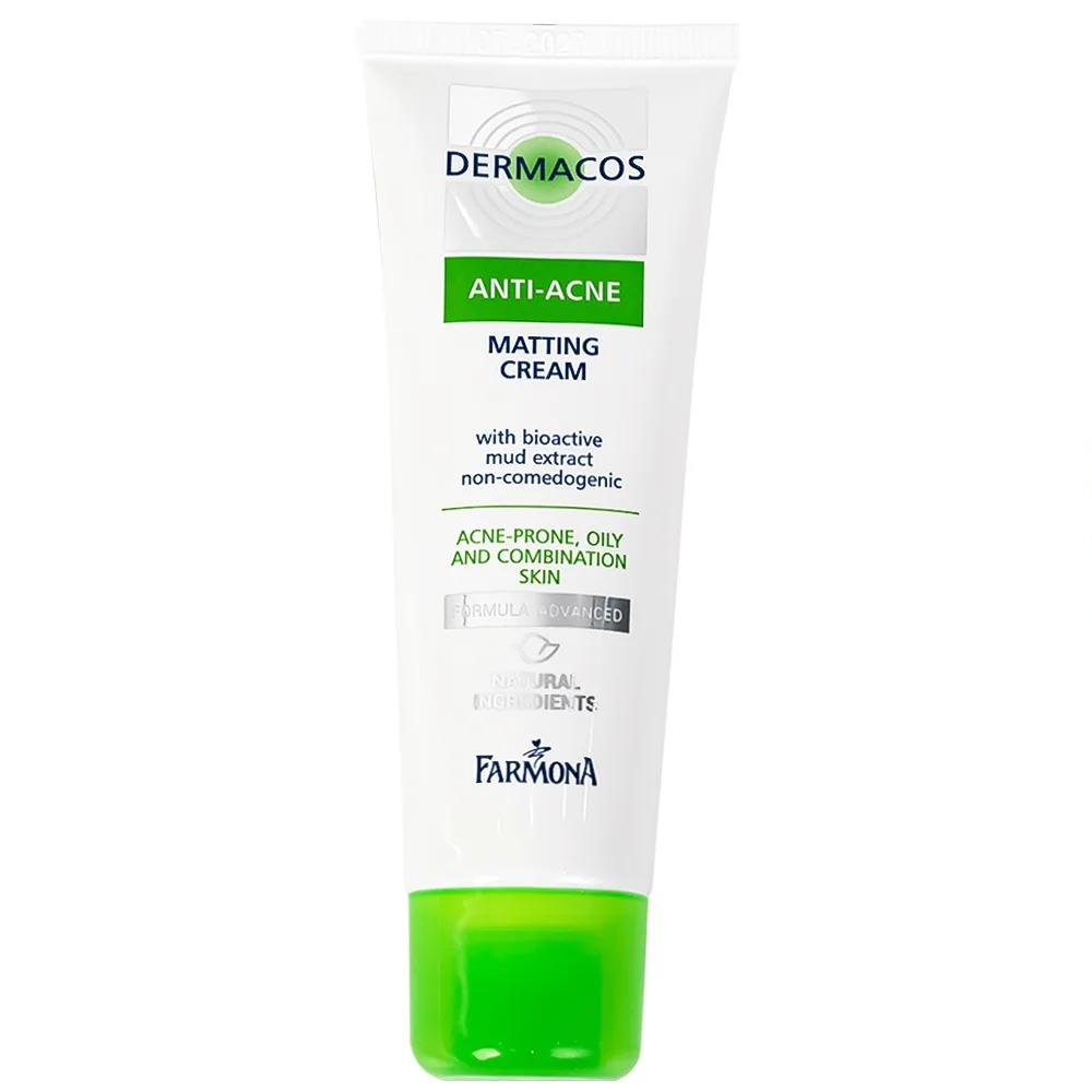 Hình ảnh Kem Dermacos Anti-Acne Matting Cream giảm nhờn, ngăn ngừa mụn (50ml)