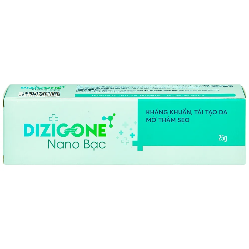 Hình ảnh Kem bôi Dizigone Nano Bạc Terrapharm hỗ trợ kháng khuẩn, tái tạo da và ngăn ngừa sẹo (25g)