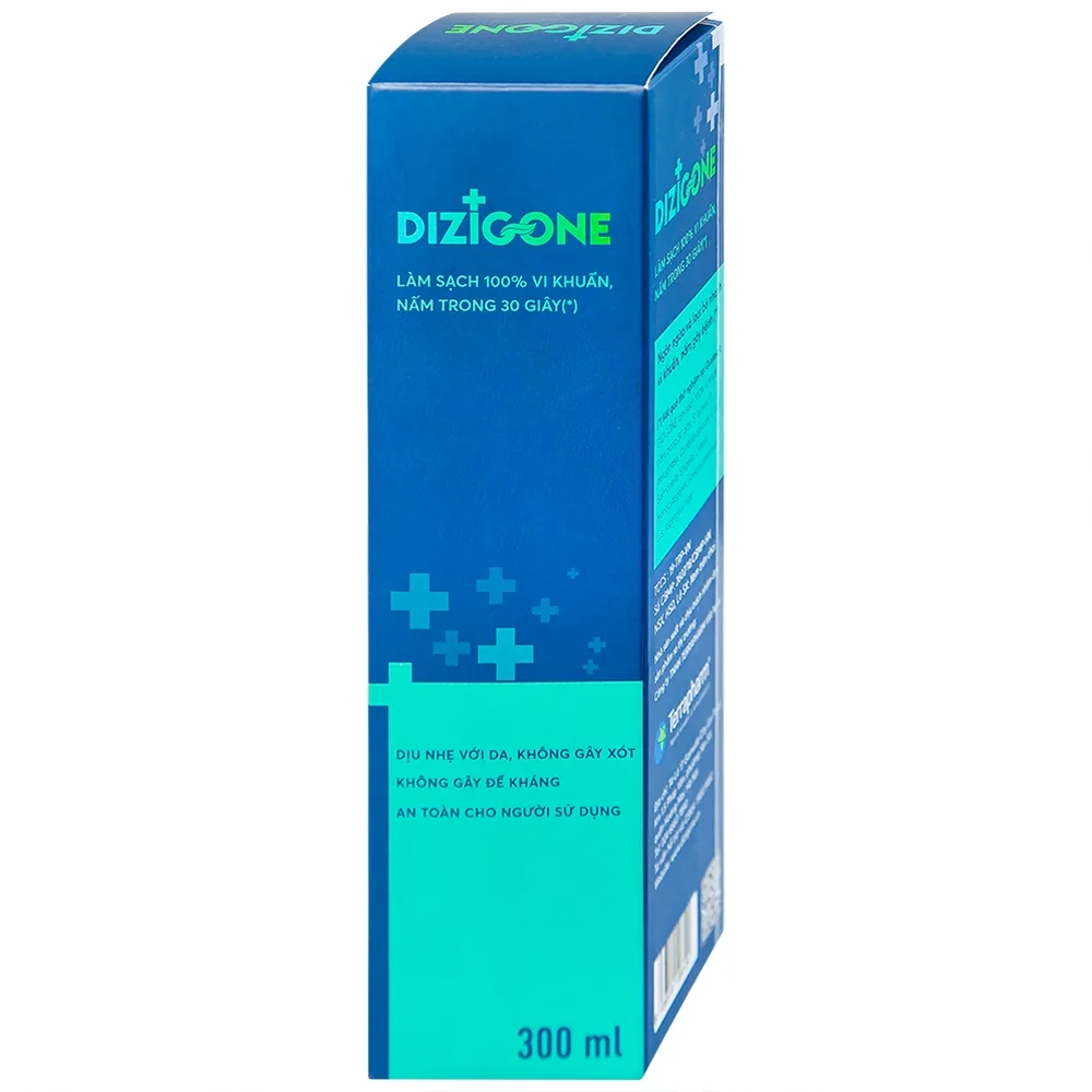 Hình ảnh Dung dịch khoáng Dizigone Terrapharm làm sạch vi khuẩn trong 30 giây, vệ sinh răng miệng, khử mùi (300ml)