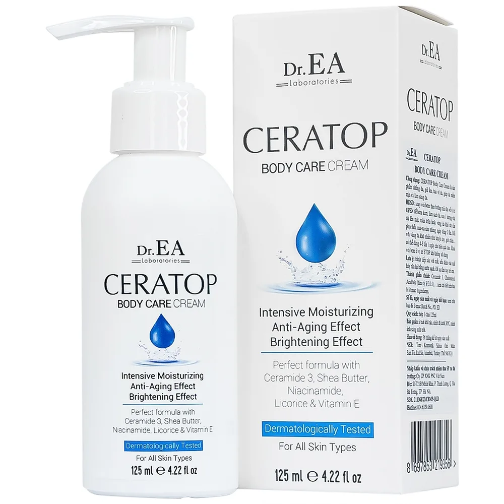 Hình ảnh Kem Ceratop Body Care Cream 125ml Dr.EA dưỡng da, giữ ẩm, bảo vệ da