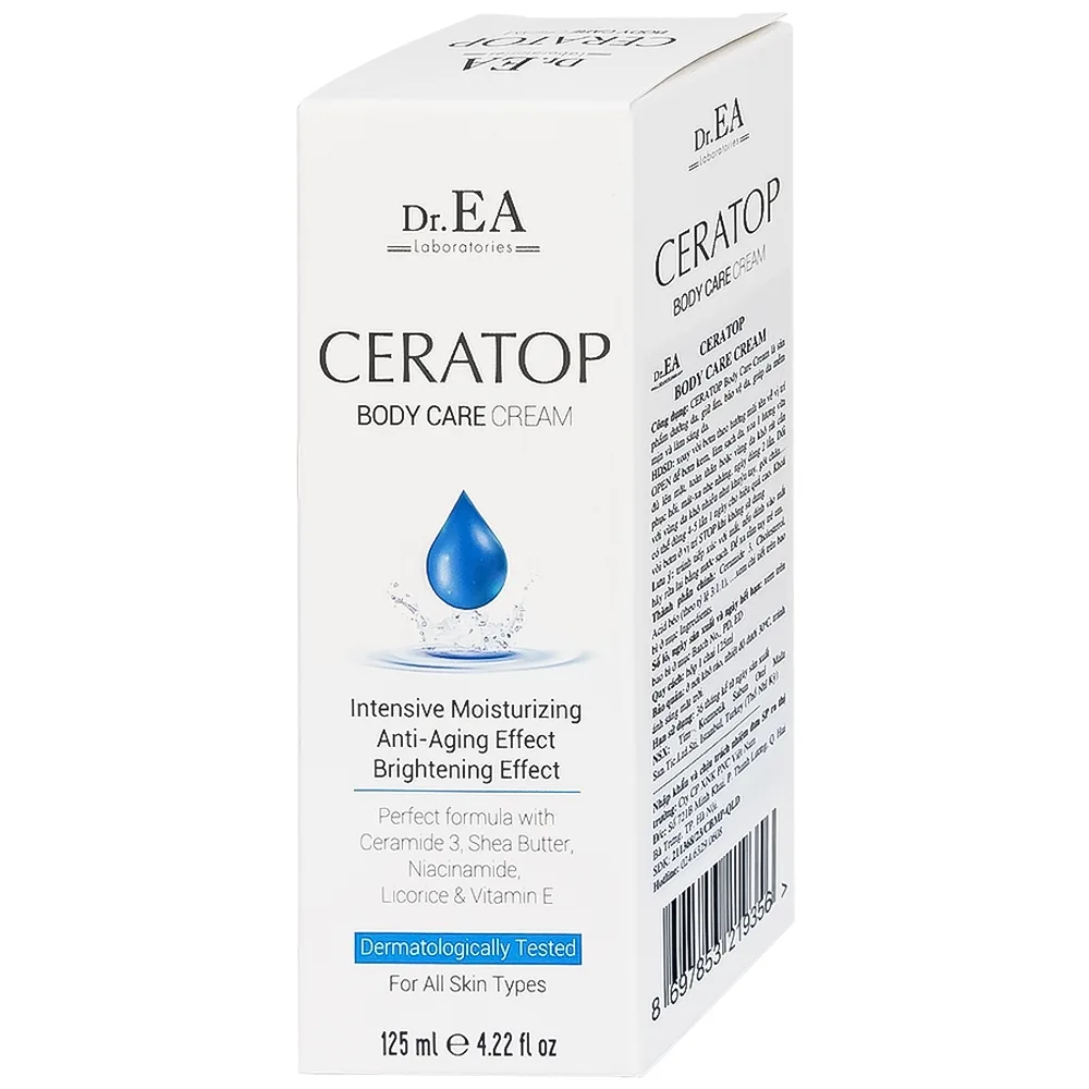 Hình ảnh Kem Ceratop Body Care Cream 125ml Dr.EA dưỡng da, giữ ẩm, bảo vệ da