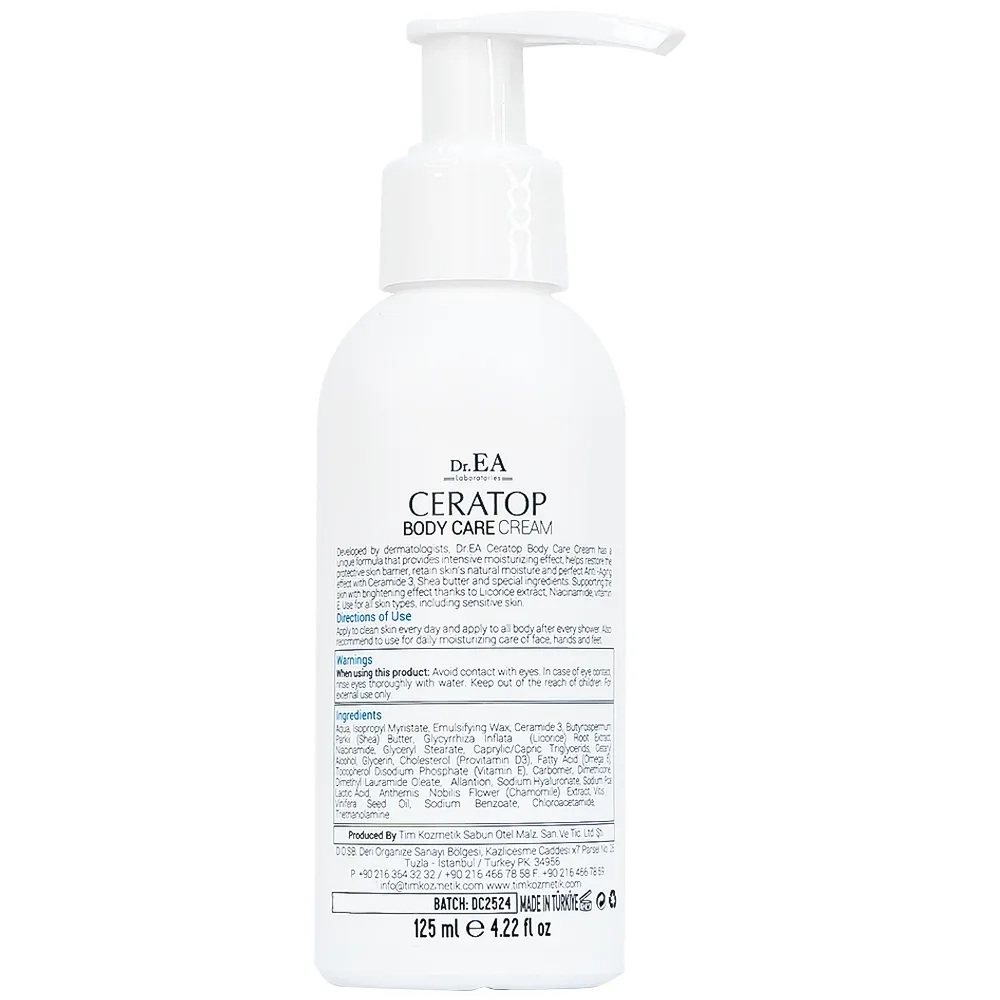Hình ảnh Kem Ceratop Body Care Cream 125ml Dr.EA dưỡng da, giữ ẩm, bảo vệ da