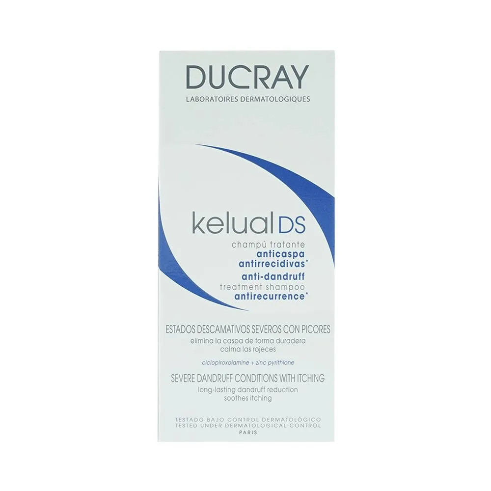 Hình ảnh Dầu gội Ducray Kelual DS Shampoo làm sạch gàu, dịu da đầu và bớt ngứa (100ml)