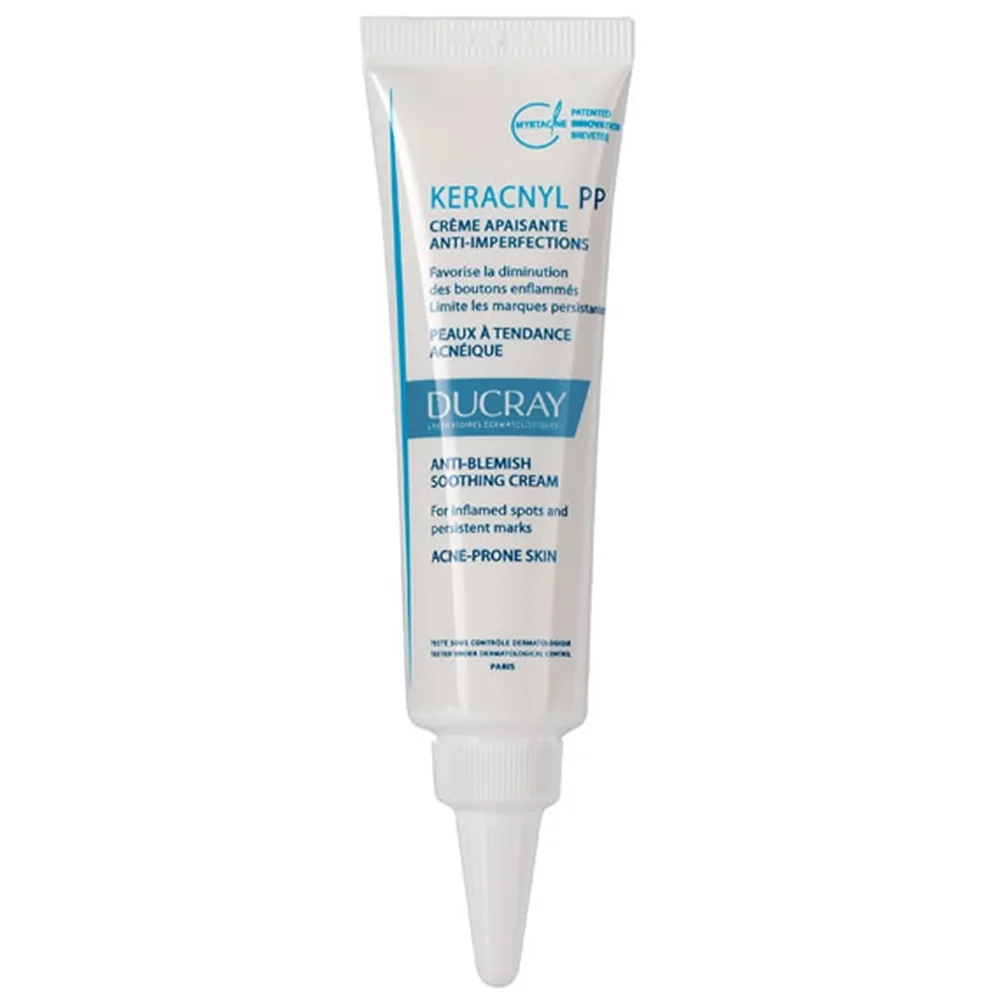 Hình ảnh Kem dưỡng da Ducray Keracnyl PP anti-Blemish Soothing Cream giảm các đốm mụn và mờ vết thâm do mụn (30ml)