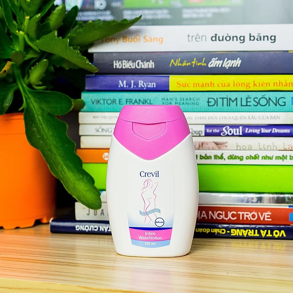 Hình ảnh Dung dịch vệ sinh phụ nữ Crevil Intim Waschlotion chống viêm, cân bằng pH (100ml)