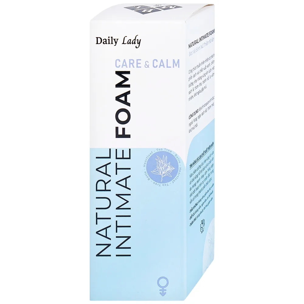 Hình ảnh Dung dịch vệ sinh phụ nữ dạng bọt Daily Lady Care và Calm kháng viêm, giảm đau rát (100ml)