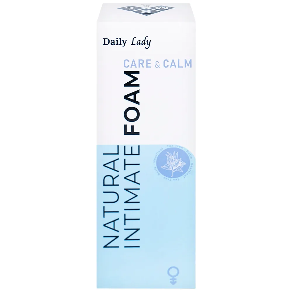 Hình ảnh Dung dịch vệ sinh phụ nữ dạng bọt Daily Lady Care và Calm kháng viêm, giảm đau rát (100ml)