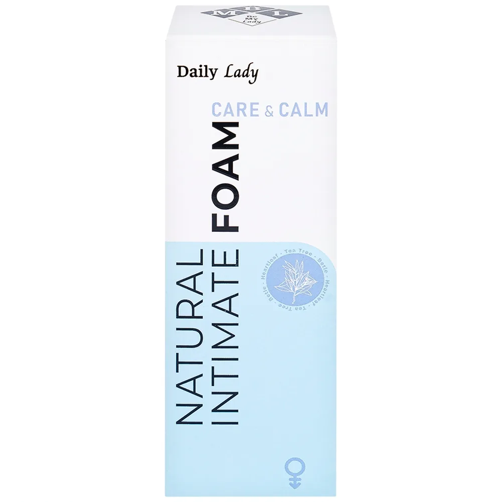 Hình ảnh Dung dịch vệ sinh phụ nữ dạng bọt Daily Lady Care và Calm kháng viêm, giảm đau rát (100ml)