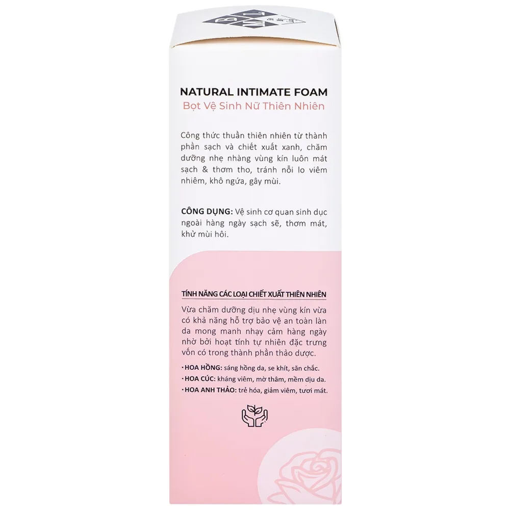 Hình ảnh Dung dịch vệ sinh phụ nữ dạng bọt Daily Lady Love & Hope sáng hồng, kháng viêm (100ml)