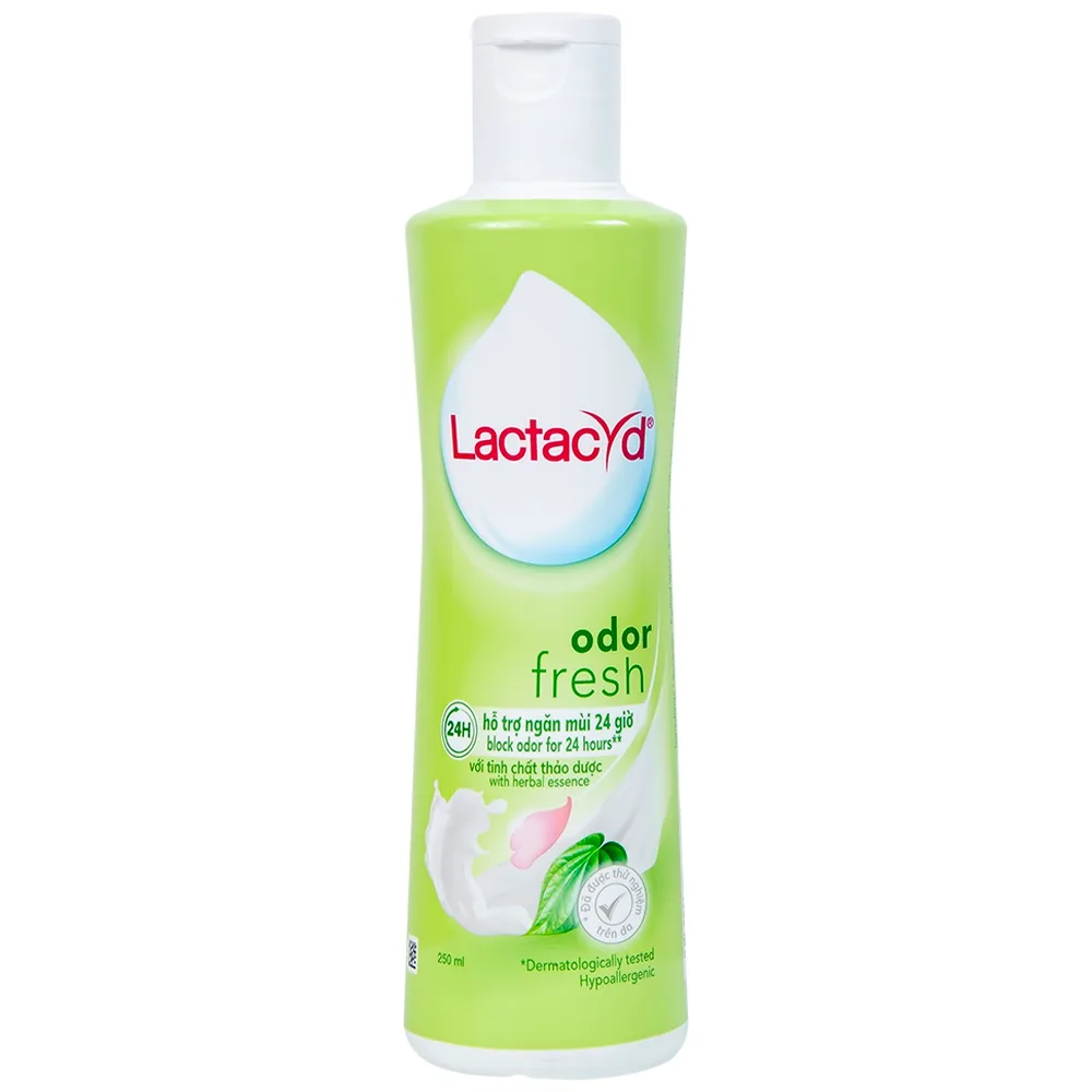Hình ảnh Dung dịch vệ sinh phụ nữ Lactacyd Odor Fresh Sanofi hỗ trợ bảo vệ và ngăn mùi khó chịu (250ml)