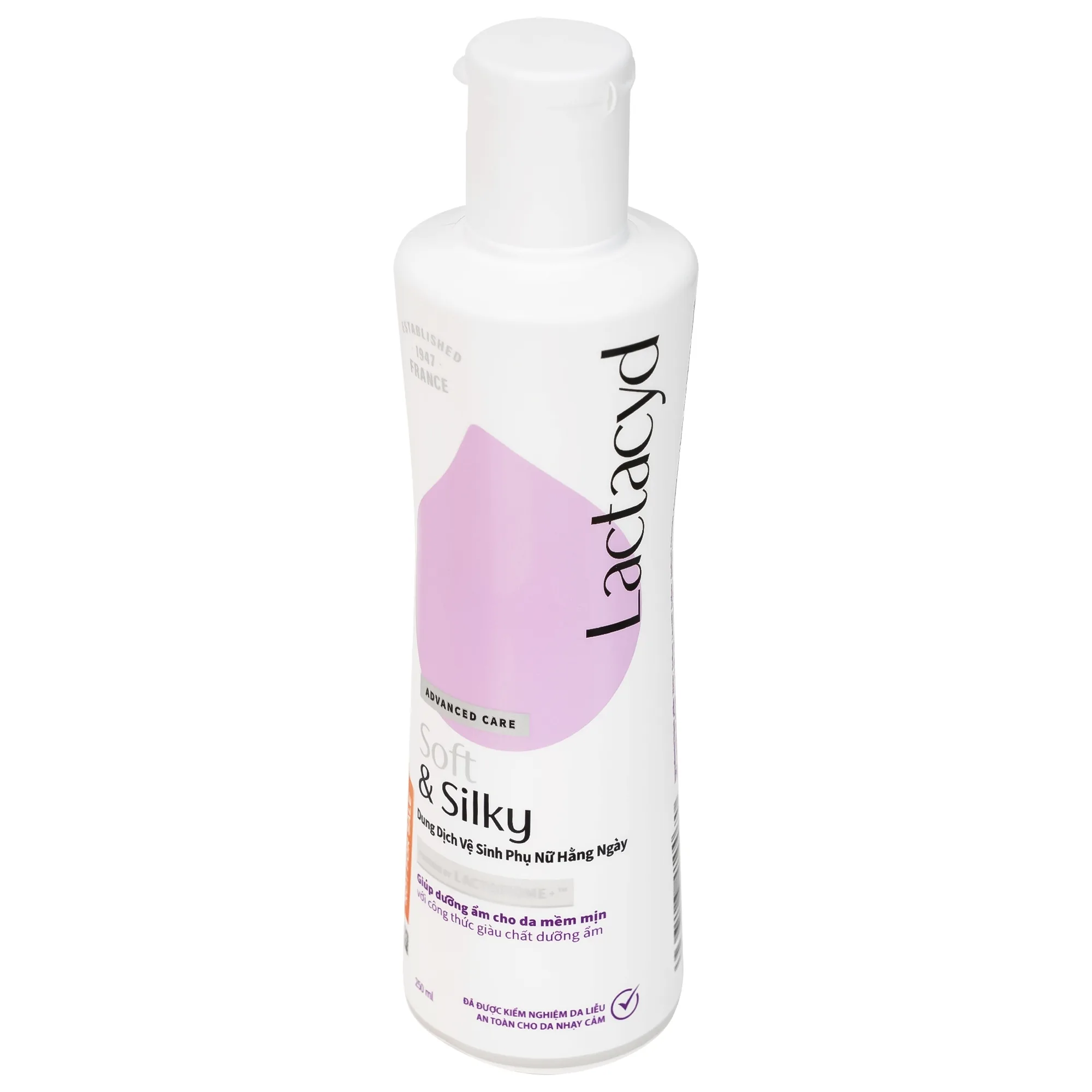 Hình ảnh Dung dịch vệ sinh phụ nữ Lactacyd Soft and Silky làm sạch và dưỡng ẩm (250ml)