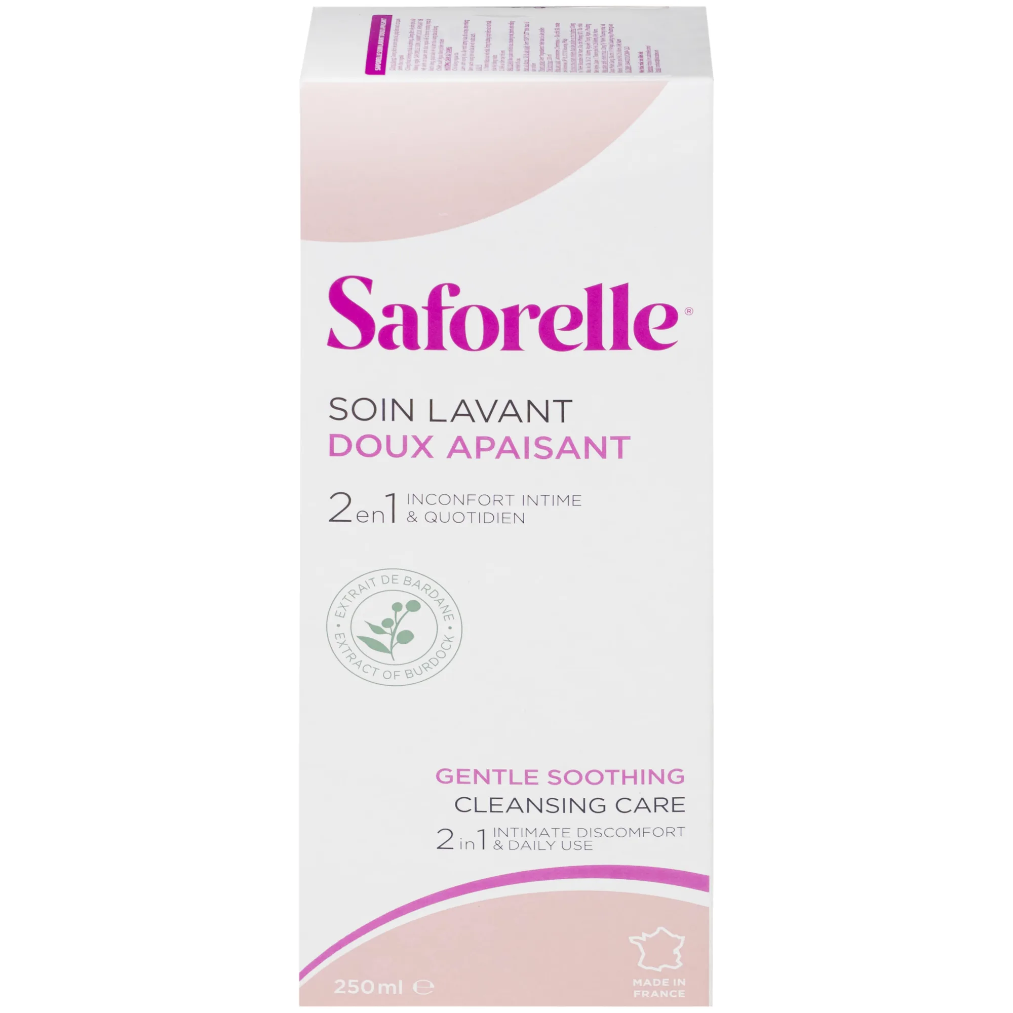 Hình ảnh Dung dịch vệ sinh phụ nữ Saforelle Gentle Soothing Cleansing Care làm sạch dịu nhẹ, bảo vệ vùng kín (250ml)