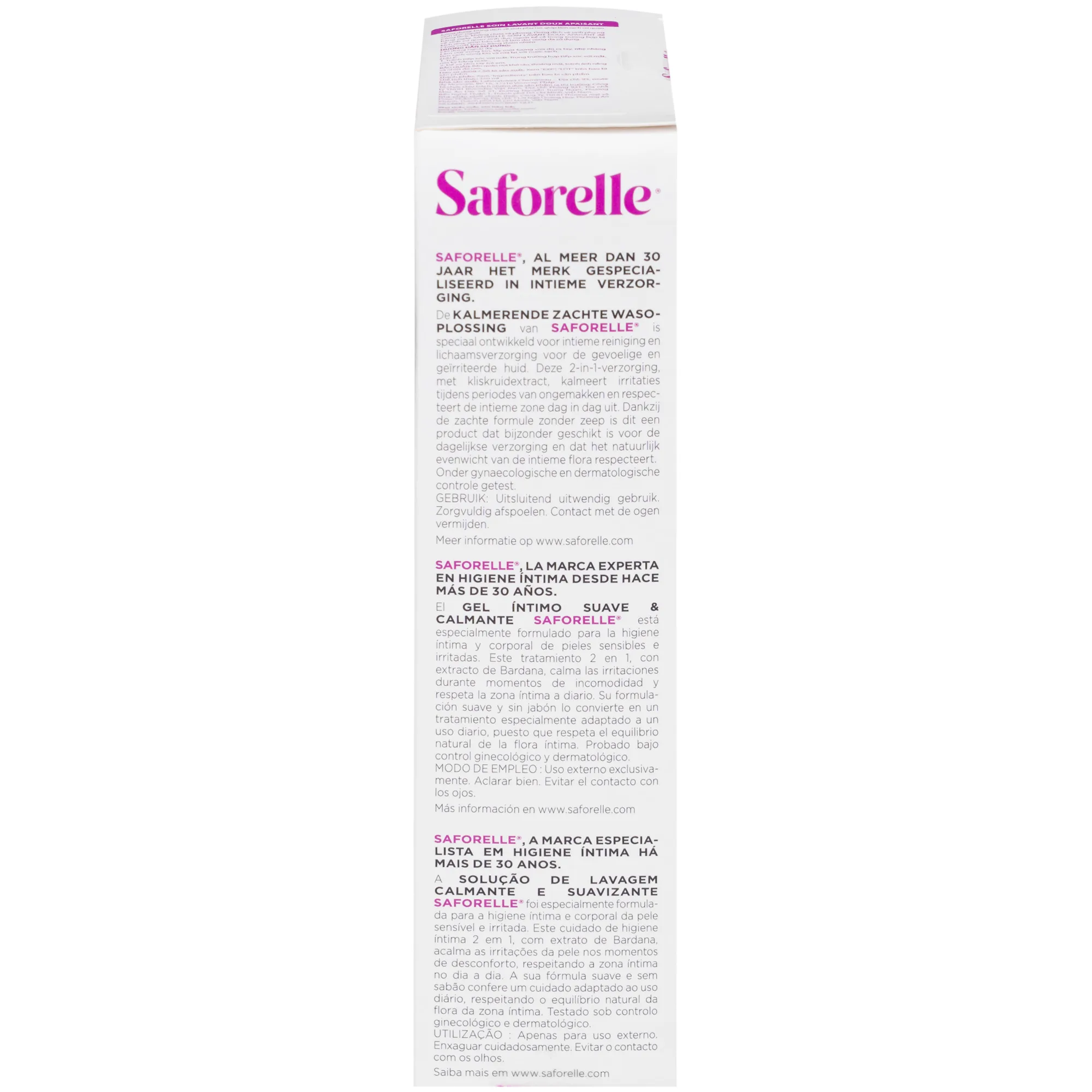 Hình ảnh Dung dịch vệ sinh phụ nữ Saforelle Gentle Soothing Cleansing Care làm sạch dịu nhẹ, bảo vệ vùng kín (250ml)