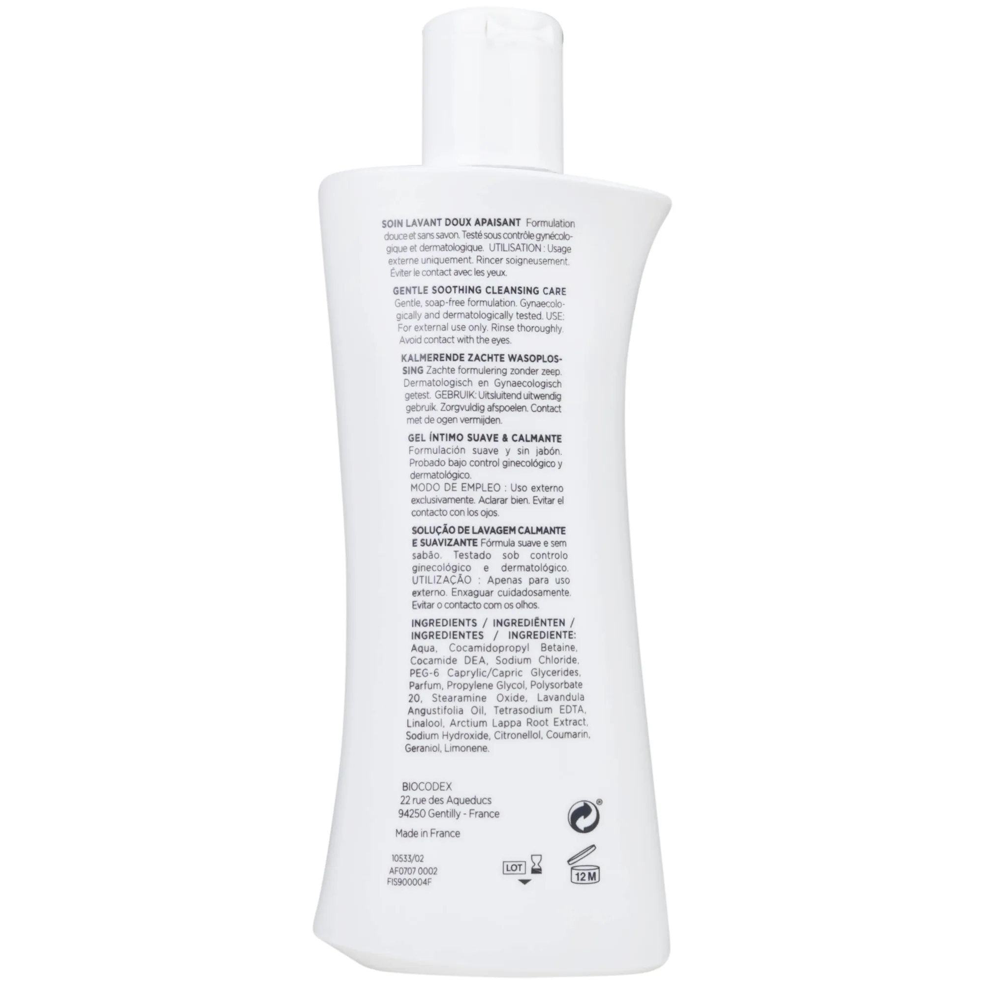 Hình ảnh Dung dịch vệ sinh phụ nữ Saforelle Gentle Soothing Cleansing Care làm sạch dịu nhẹ, bảo vệ vùng kín (250ml)