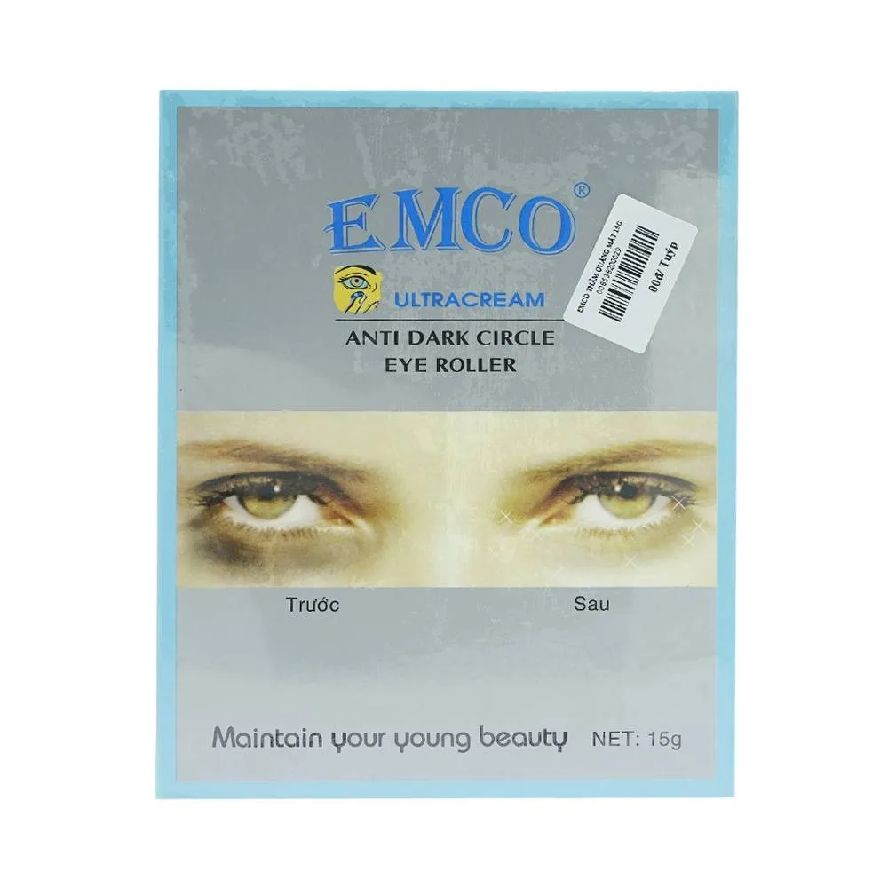 Hình ảnh Lăn chăm sóc thâm quầng mất Emco UltraCream giảm vết nhăn nơi đuôi mắt, dưỡng da vùng mắt (15g)