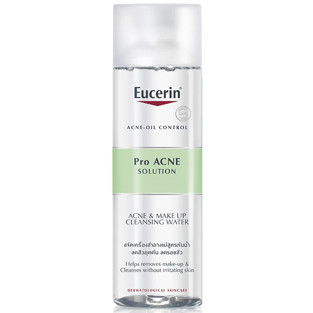 Hình ảnh Nước tẩy trang Eucerin Pro Acne Acne And Make Up Cleansing Water giảm nhờn trên da (200ml)