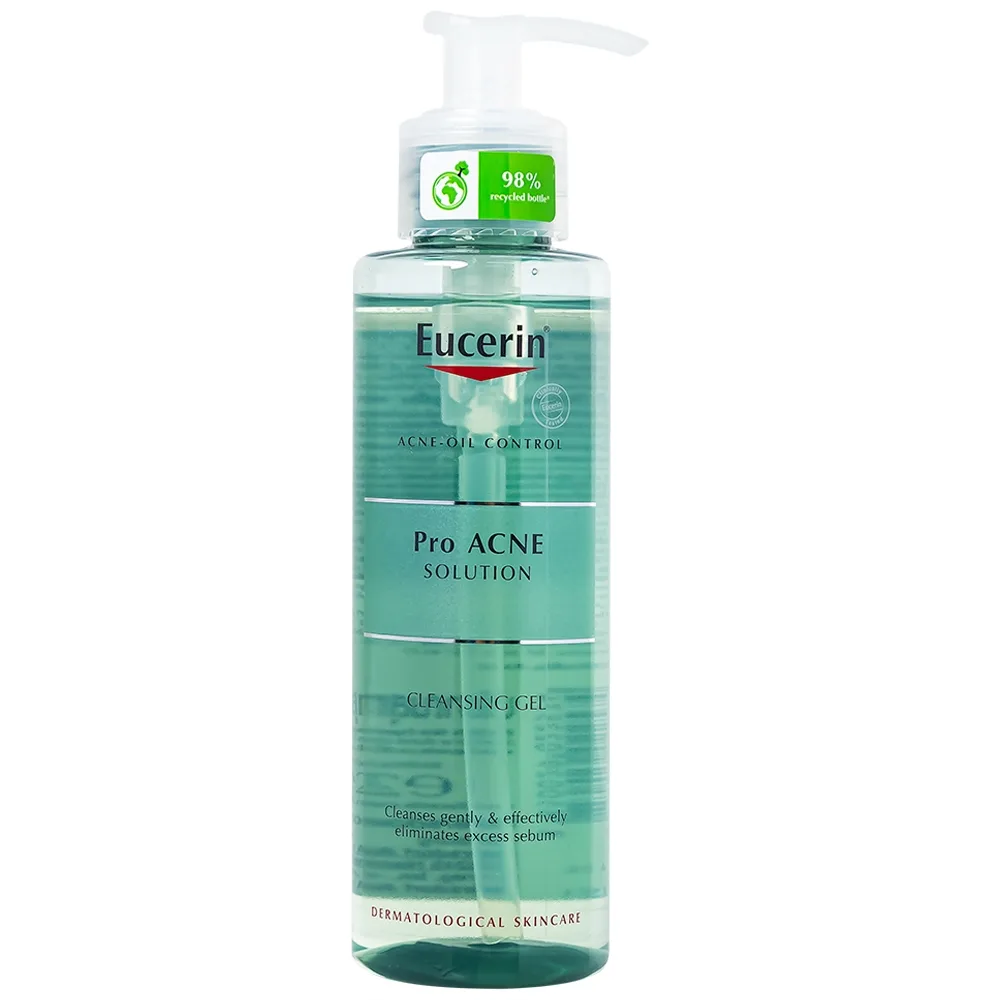 Hình ảnh Gel rửa mặt Eucerin Pro Acne Cleansing làm sạch dịu nhẹ cho da nhờn mụn (200ml)