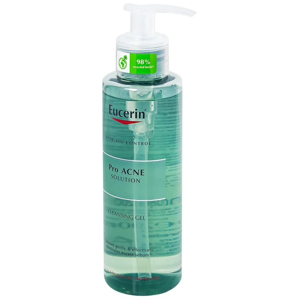 Hình ảnh Gel rửa mặt Eucerin Pro Acne Cleansing làm sạch dịu nhẹ cho da nhờn mụn (200ml)