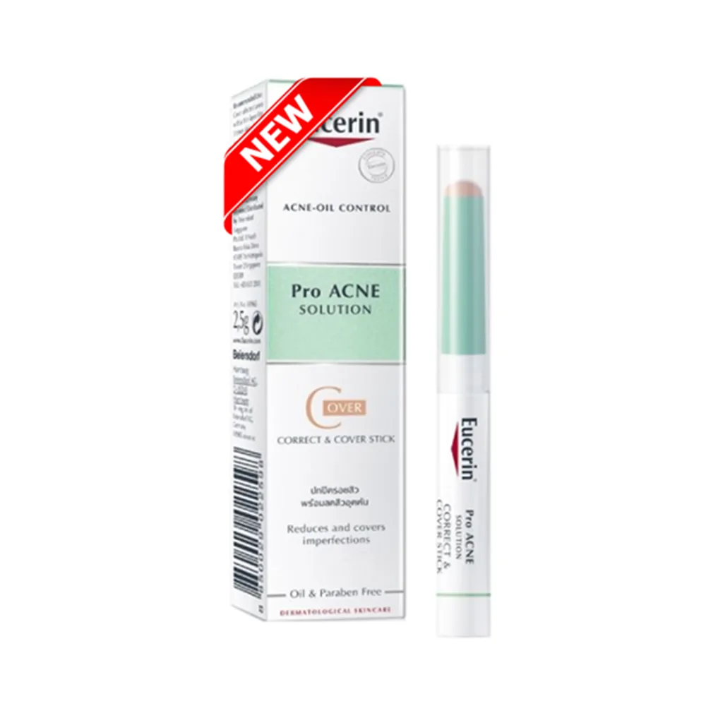 Hình ảnh Kem che khuyết điểm Eucerin ProAcne Correct Cover Stick giảm mụn thâm (2g)