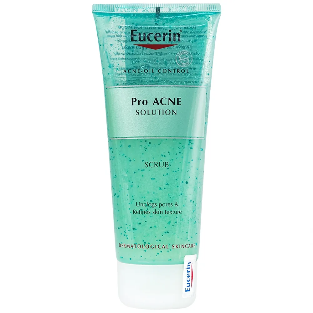 Hình ảnh Gel tẩy tế bào chết Eucerin Acne-Oil Control Pro Acne Solution Scrub dành cho da mụn (100ml)