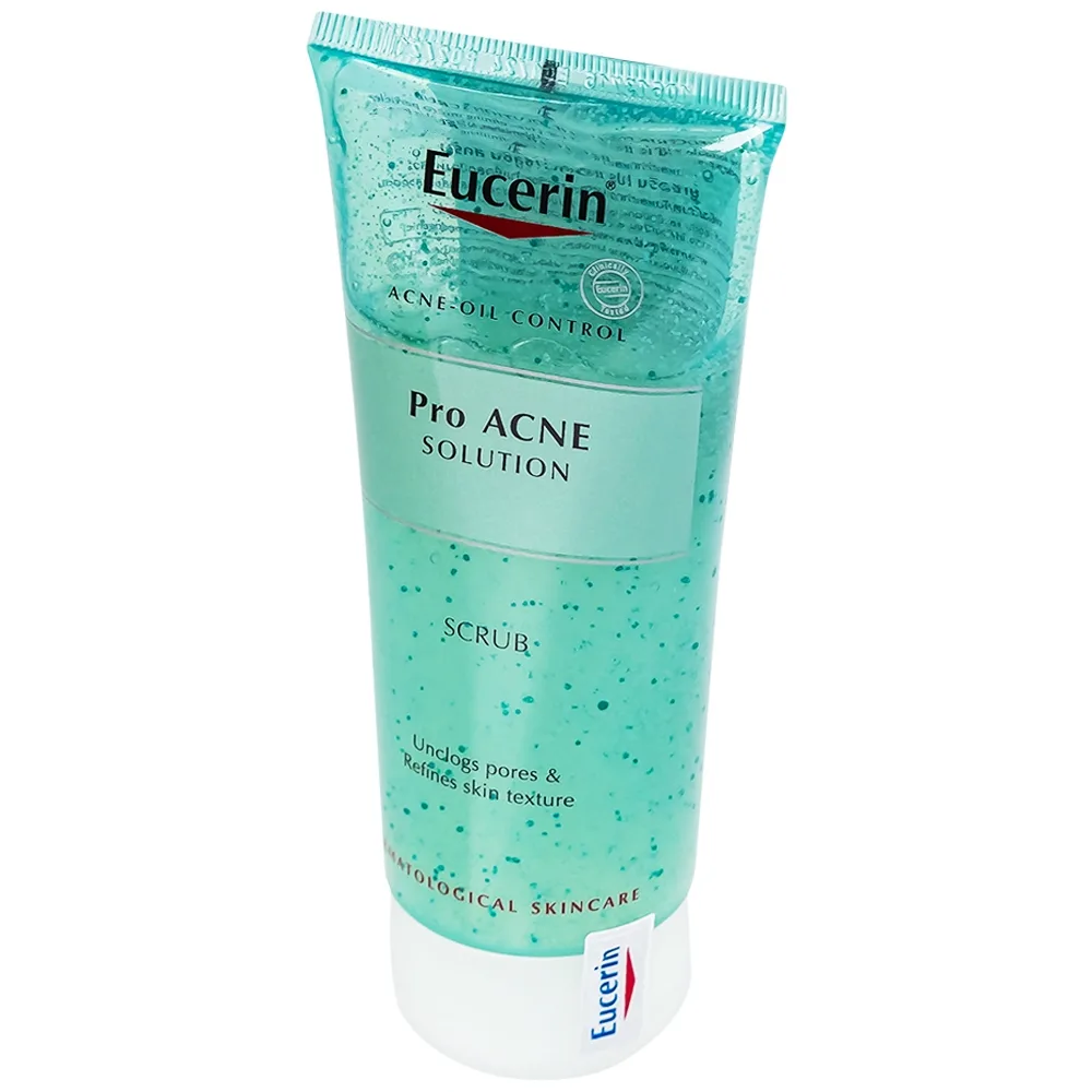 Hình ảnh Gel tẩy tế bào chết Eucerin Acne-Oil Control Pro Acne Solution Scrub dành cho da mụn (100ml)
