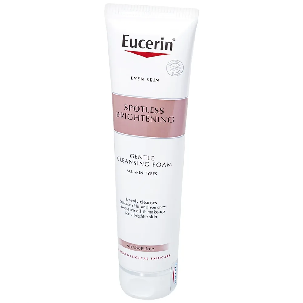 Hình ảnh Sữa rửa mặt dịu nhẹ sáng da Eucerin Spotless Brightening Gentle Cleansing Foam dành cho mọi loại da (150ml)