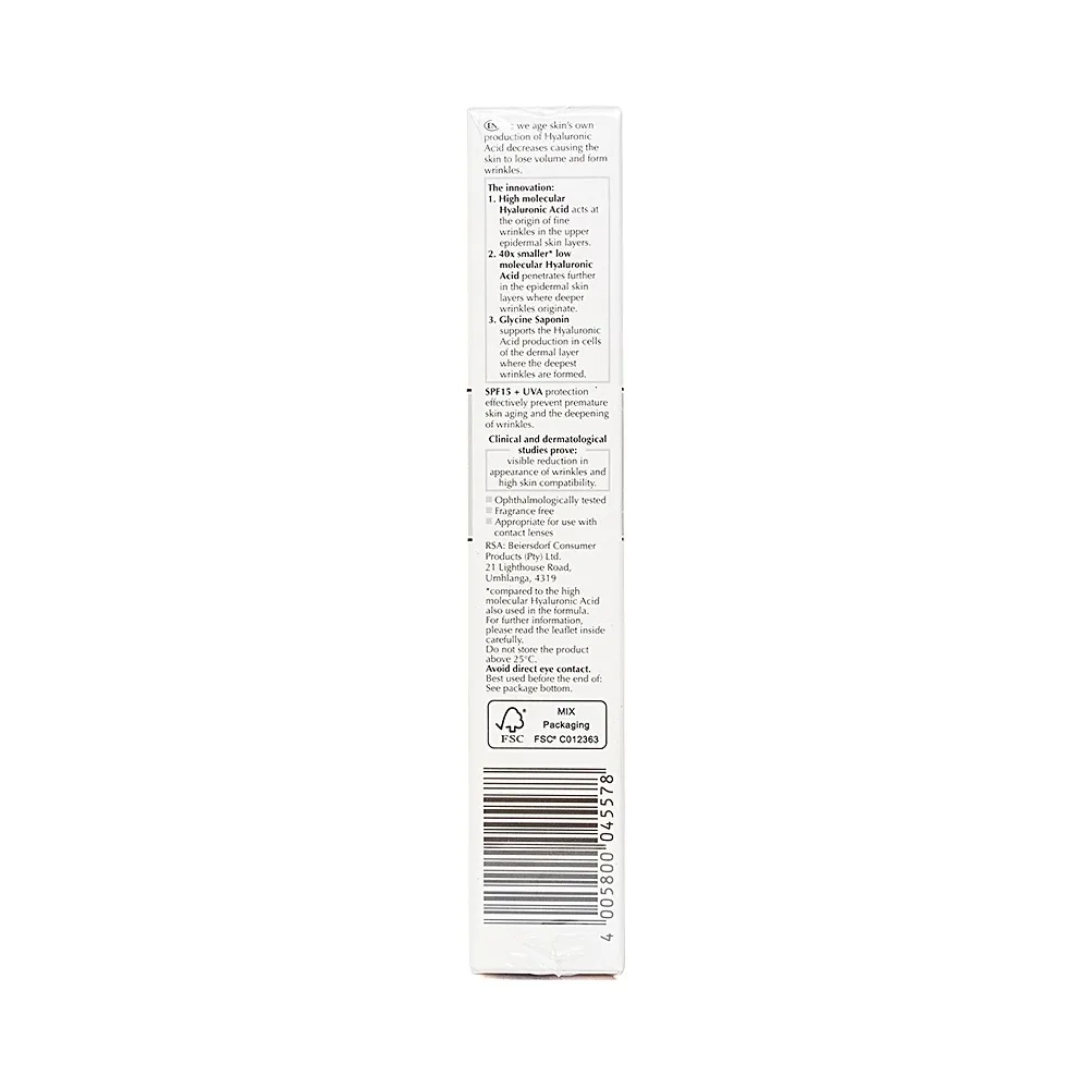 Hình ảnh Kem dưỡng Eucerin Hyaluron-Filler Eye SPF15 ngăn ngừa lão hóa vùng mắt (15ml)