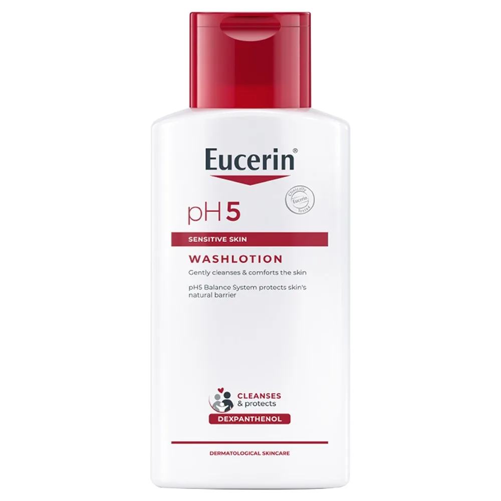 Hình ảnh Sữa tắm Eucerin pH5 WashLotion Preserves Skin Resilience dành cho da nhạy cảm (200ml)