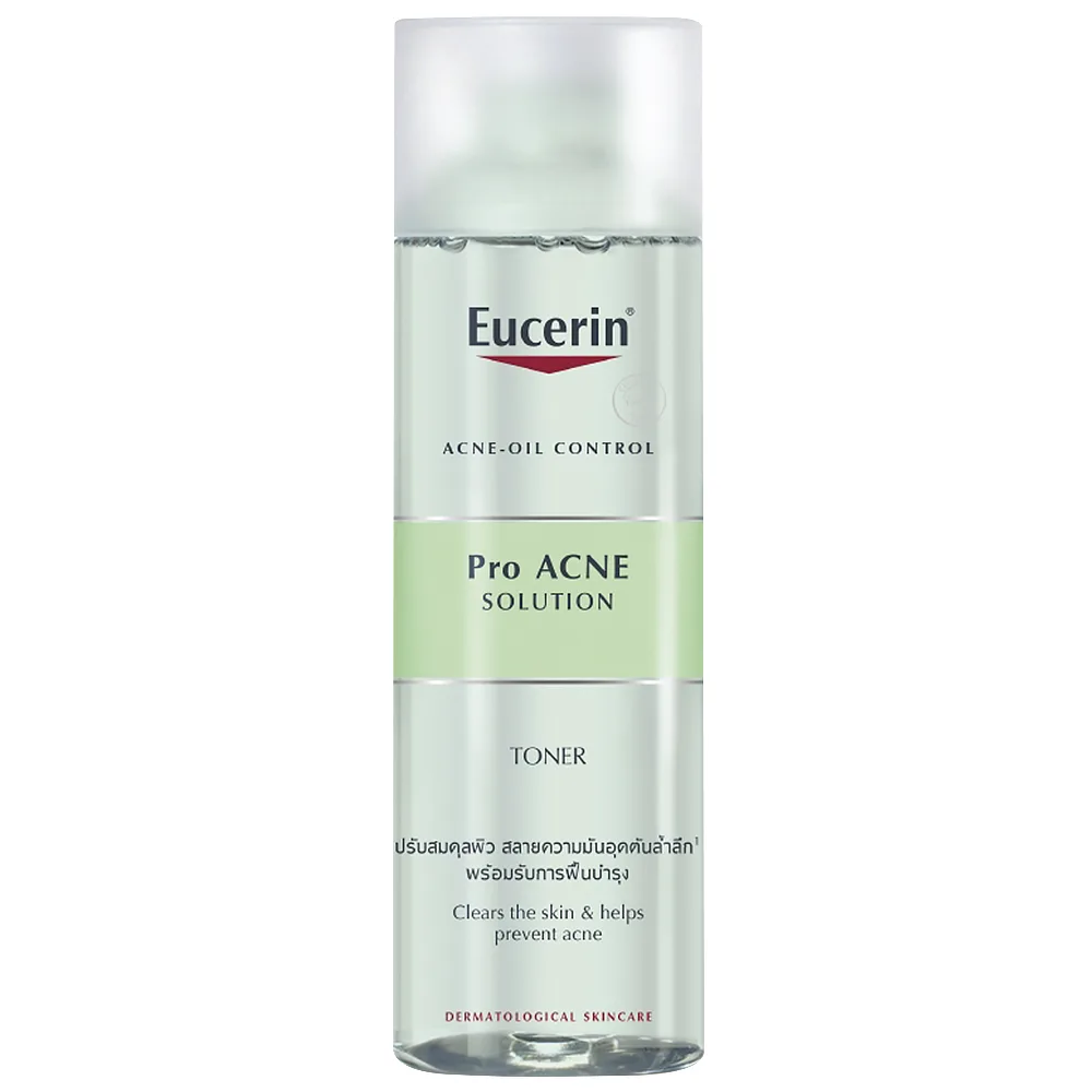 Hình ảnh Nước hoa hồng Eucerin Acne-Oil Control ProAcne Solution Toner dành cho da mụn, da dầu (200ml)