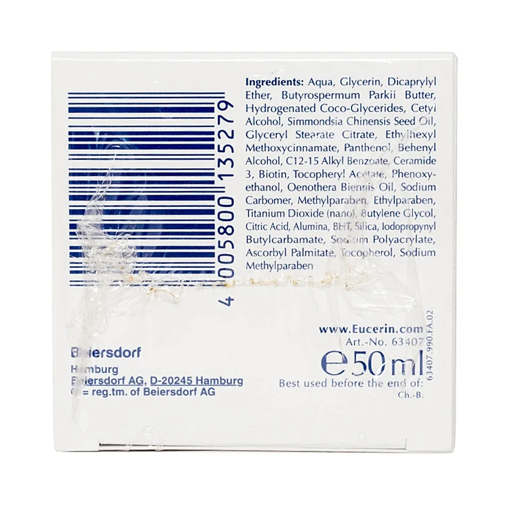Hình ảnh Kem dưỡng ẩm chuyên sâu Eucerin Sensitive Skin Lipo - Balance dành cho da khô (50ml)