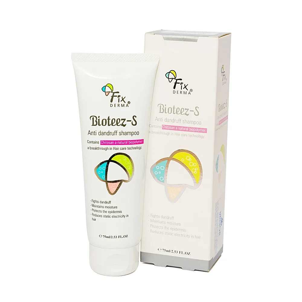 Hình ảnh Dầu gội Fixderma Bioteez-S làm sạch gàu, giảm nhờn da đầu, duy trì độ ẩm cho tóc (75ml)