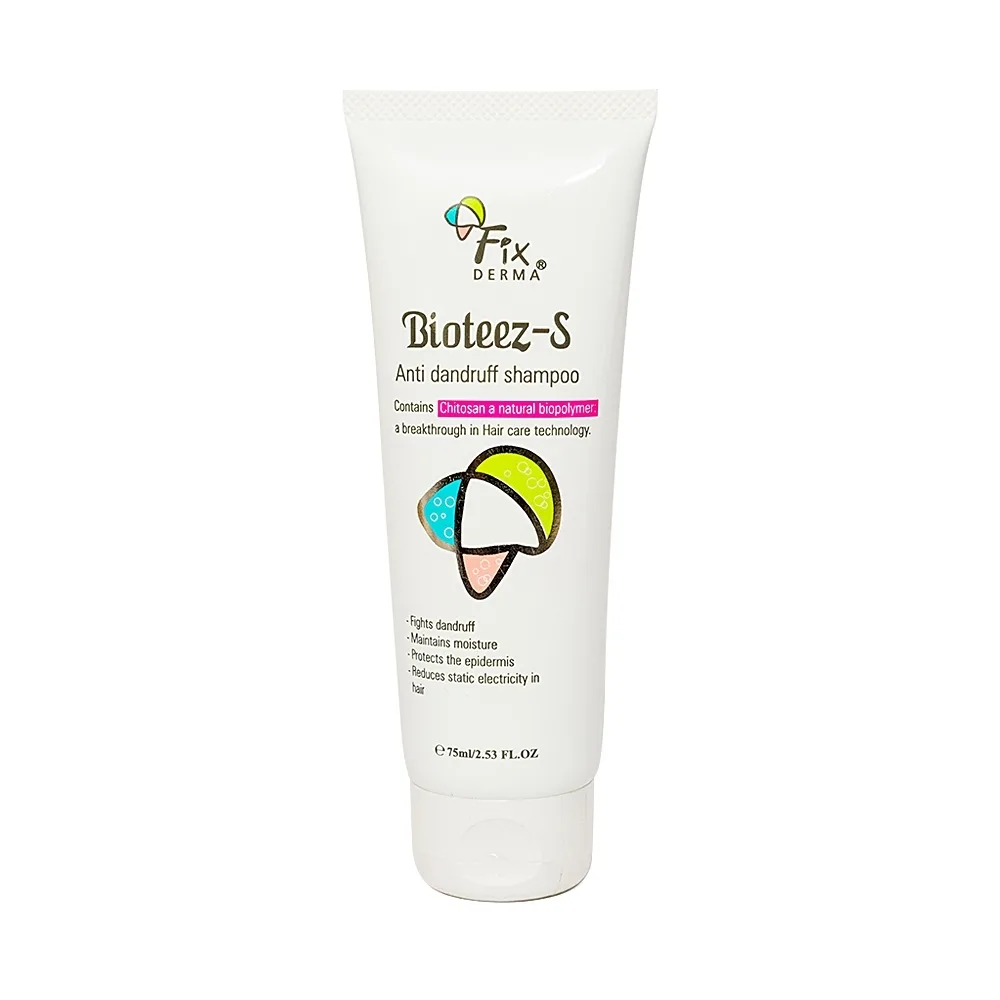 Hình ảnh Dầu gội Fixderma Bioteez-S làm sạch gàu, giảm nhờn da đầu, duy trì độ ẩm cho tóc (75ml)