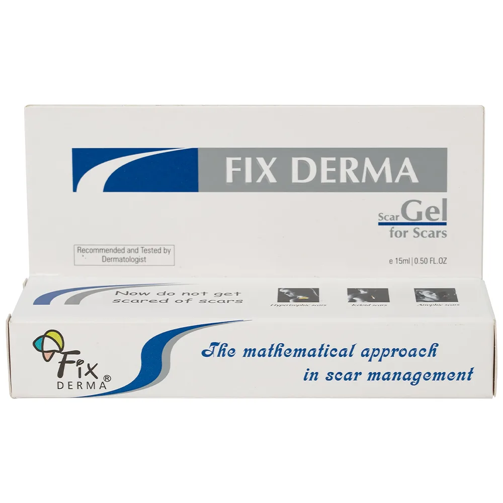 Hình ảnh Gel làm mờ sẹo Fixderma Scars gel do mụn, bỏng, rạn da, vết thương (15ml)