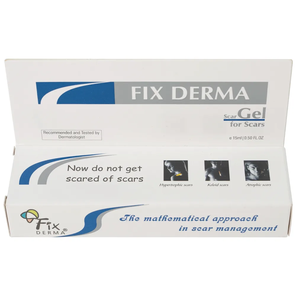 Hình ảnh Gel làm mờ sẹo Fixderma Scars gel do mụn, bỏng, rạn da, vết thương (15ml)