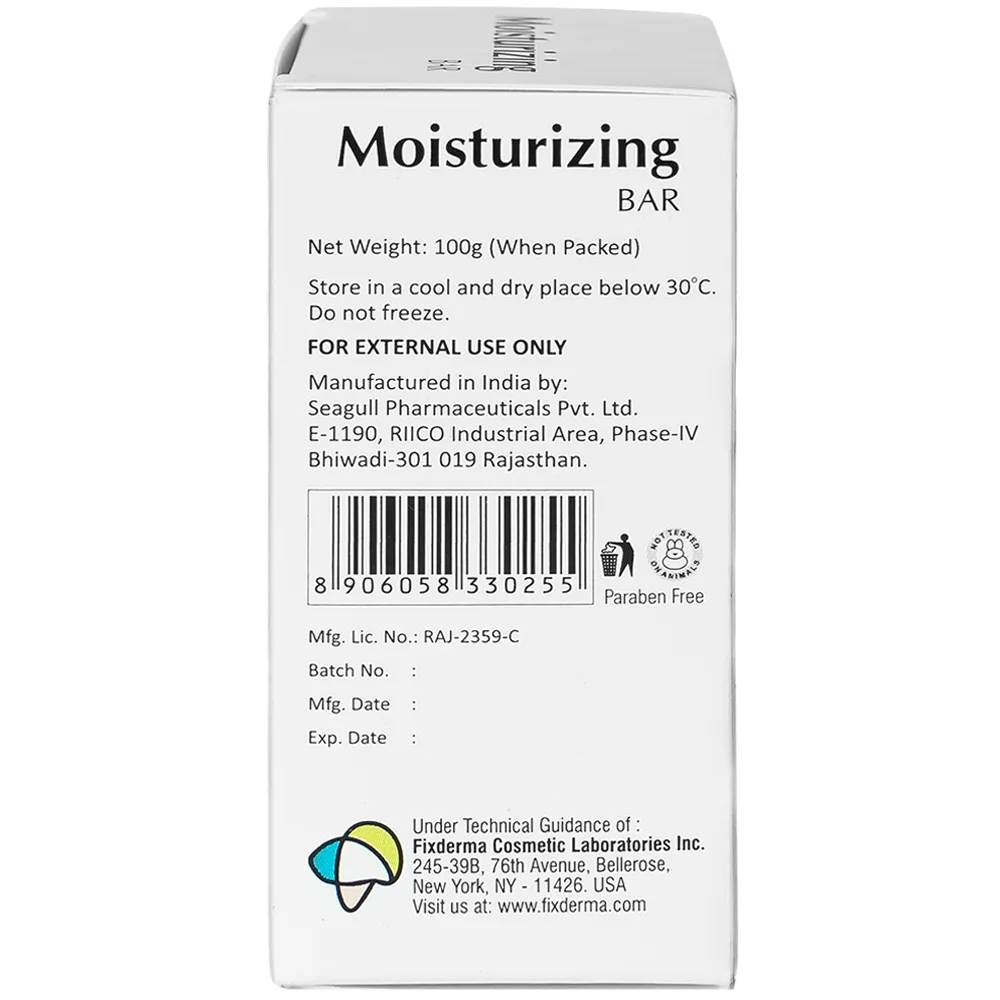 Hình ảnh Xà phòng Fixderma Moisturizing Bar làm sạch da, dưỡng da và giữ ẩm làm da mềm mịn (100g)
