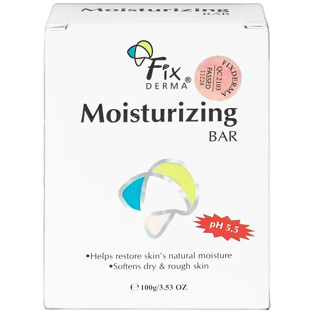 Hình ảnh Xà phòng Fixderma Moisturizing Bar làm sạch da, dưỡng da và giữ ẩm làm da mềm mịn (100g)