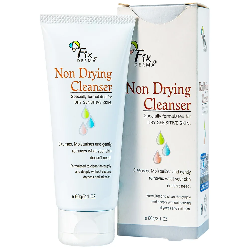 Hình ảnh Sữa rửa mặt Fixderma Non Drying Cleanser làm sạch sâu bụi bẩn, dầu nhờn và vi khuẩn (60g)