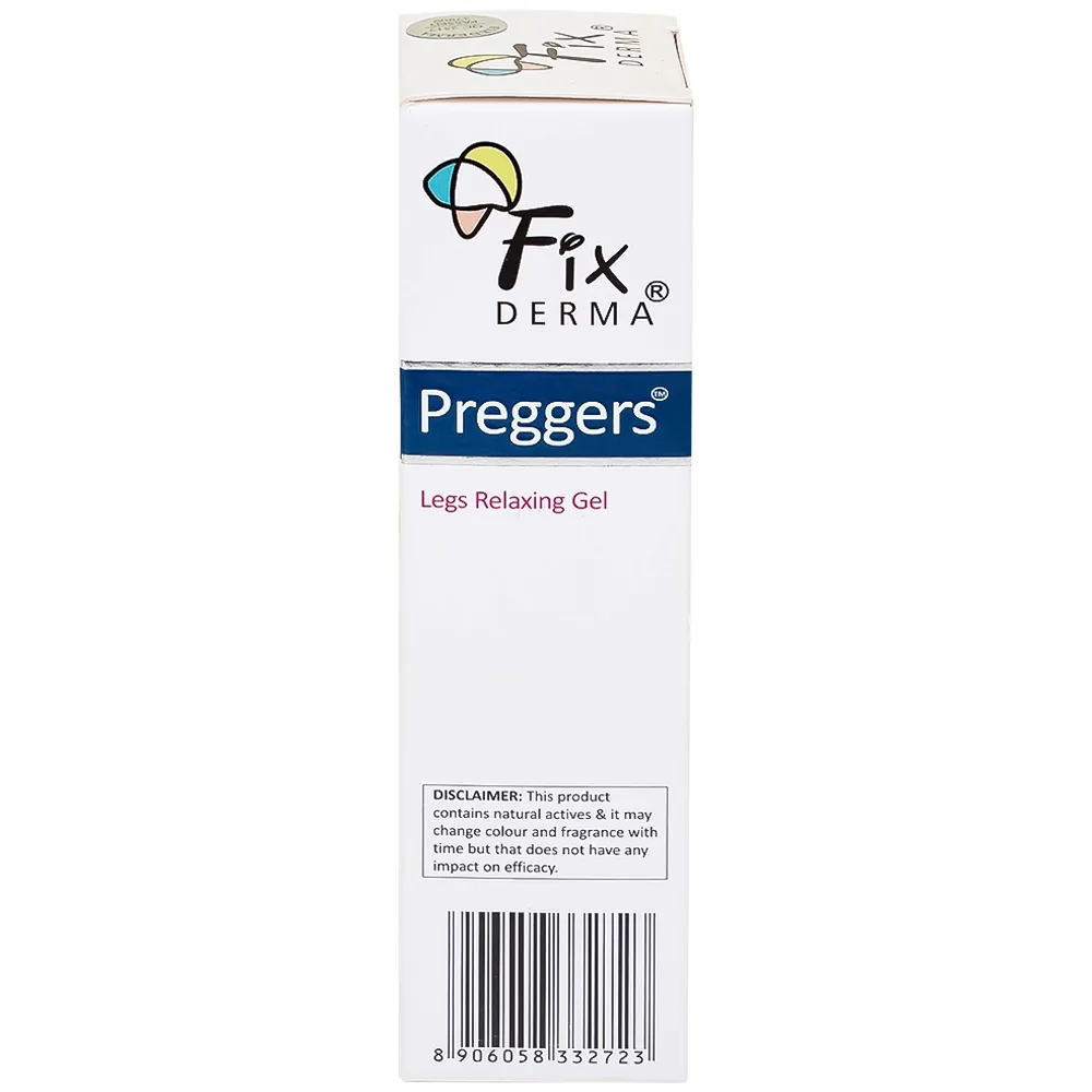Hình ảnh Gel Preggers Leg Relaxing 60g Fixderma dưỡng ẩm, giảm chuột rút, phù nề, giãn tĩnh mạch chân cho bà bầu 