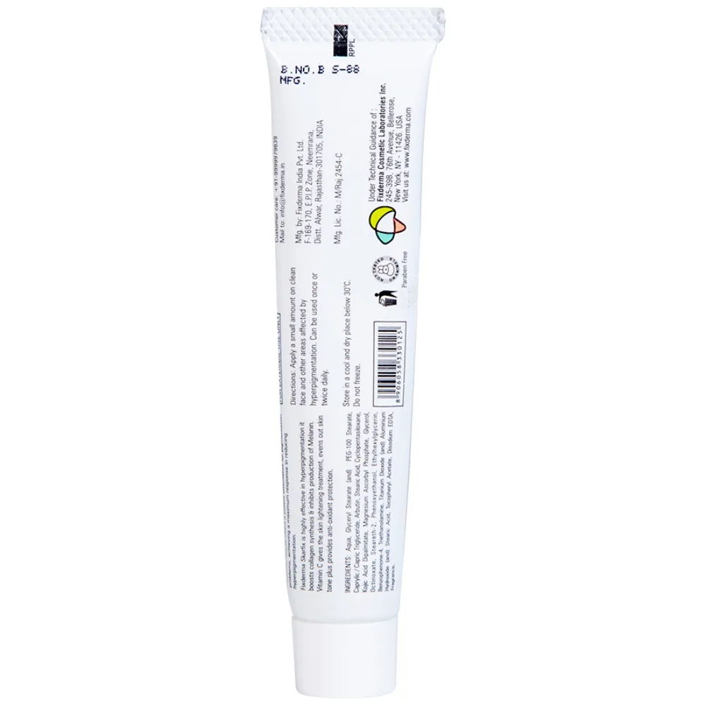 Hình ảnh Kem làm sáng da Skarfix-Plus Cream Fixderma mờ vết thâm, đốm đen (15g)