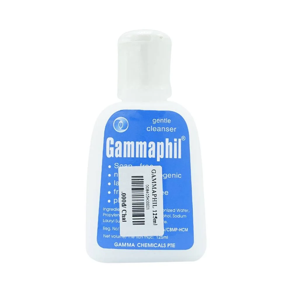 Hình ảnh Sữa rửa chuyên dụng Gammaphil dành cho da nhờn, da khô, da nhạy cảm của trẻ sơ sinh và trẻ em (125ml)